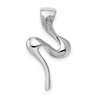 14k White Gold Omega Slide-SLW13