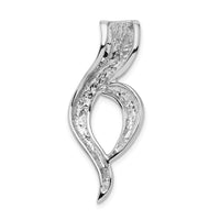 14k White Gold Fancy Omega-SLW142