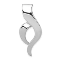 14k White Gold Fancy Omega-SLW142