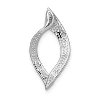 14k White Gold Fits up to 8mm Regular, 10mm Fancy Reversible Omega Slide-SLW21