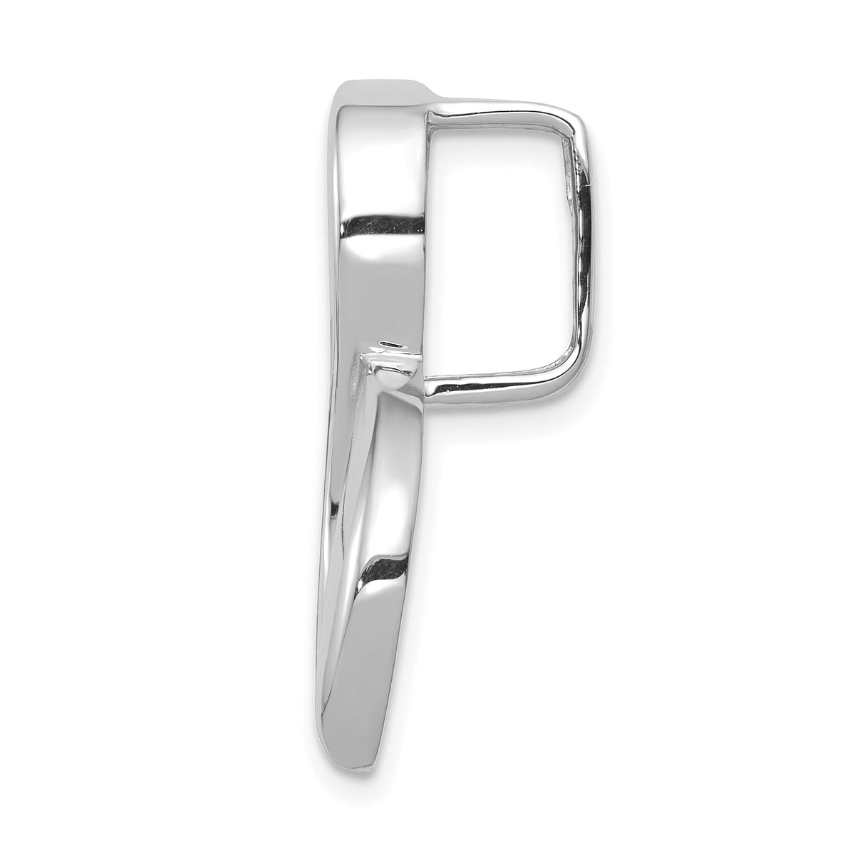 14k White Gold Fits up to 6mm Regular, 8mm Fancy Omega Slide-SLW254