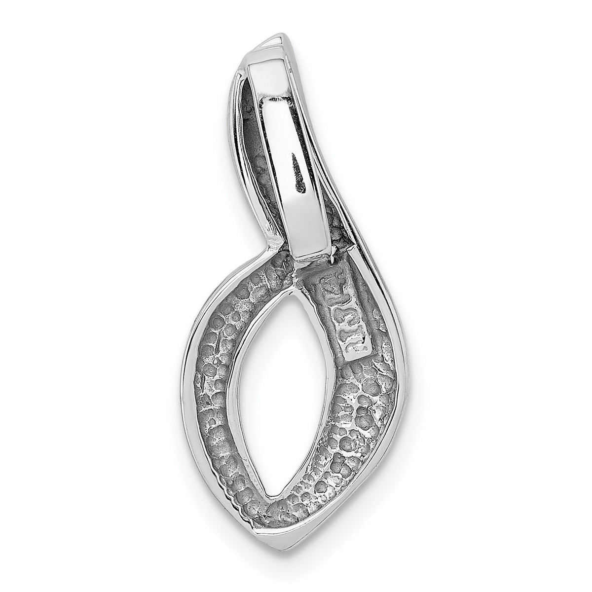 14k White Gold Fits up to 6mm Regular, 8mm Fancy Omega Slide-SLW254