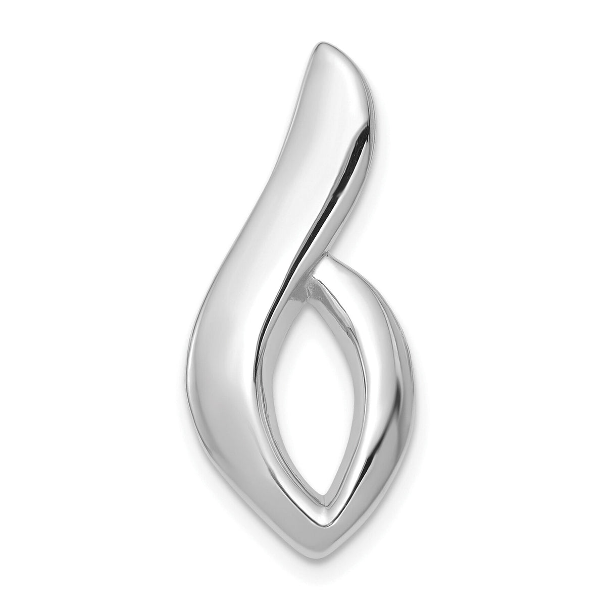 14k White Gold Fits up to 6mm Regular, 8mm Fancy Omega Slide-SLW254