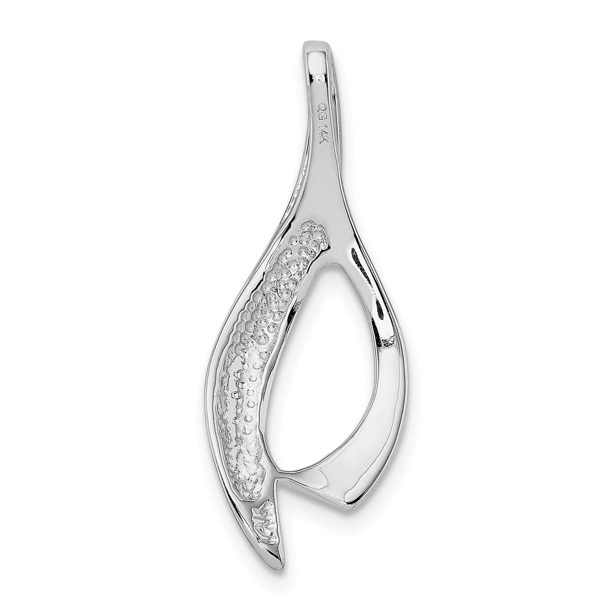 14k White Gold Slide-SLW270
