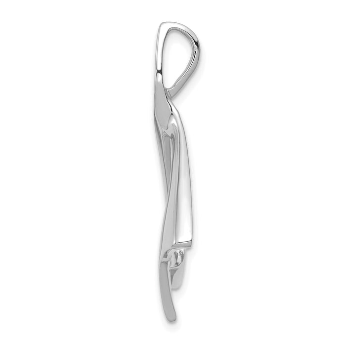 14k White Gold Slide-SLW271