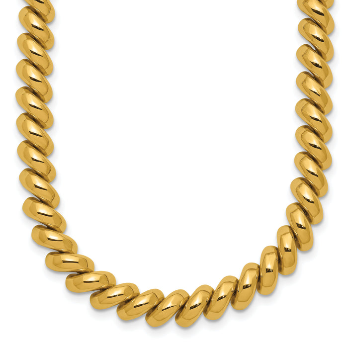14k Polished San Marco Necklace-SM10-16