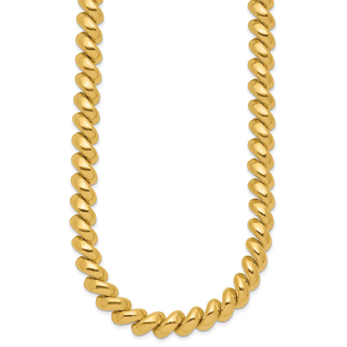 14k Polished San Marco Necklace-SM16-17