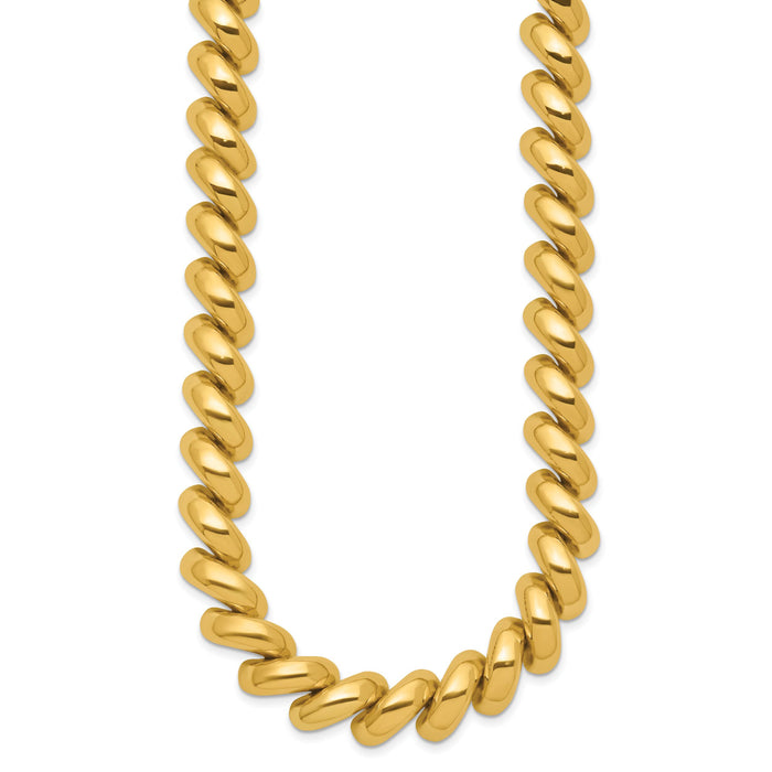 14k Polished San Marco Necklace-SM20-17