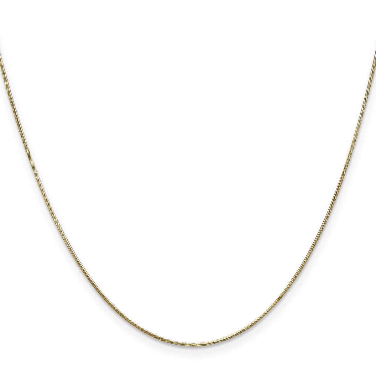 14k .65mm Round Snake Chain-SNA050-18