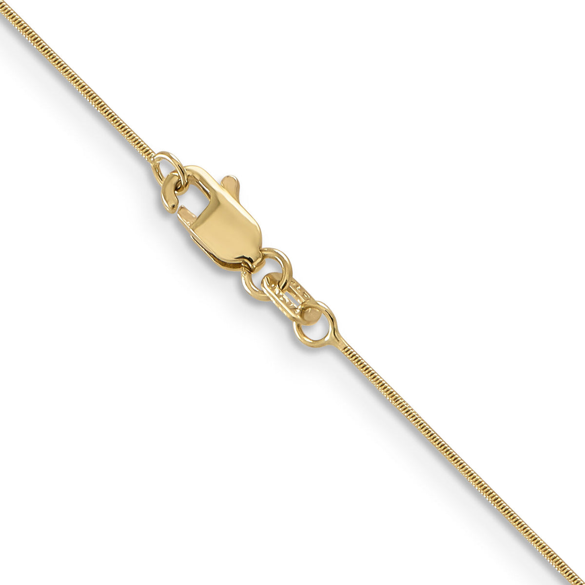 14k .65mm Round Snake Chain-SNA050-22