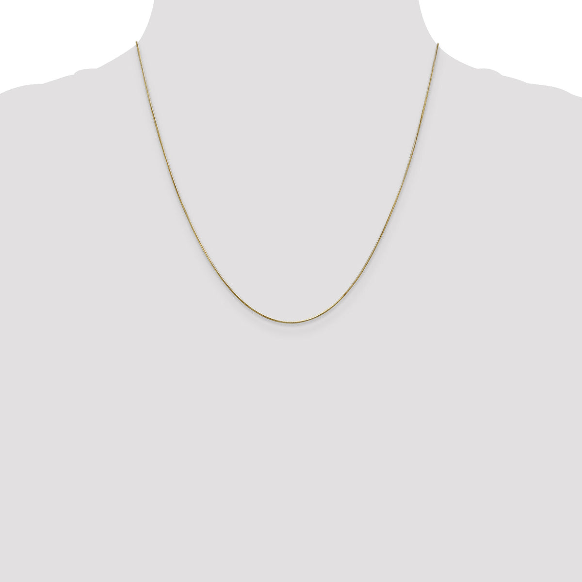 14k .65mm Round Snake Chain-SNA050-20