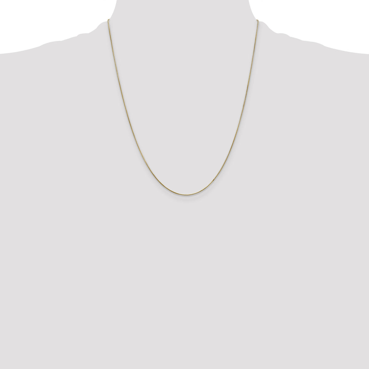 14k .65mm Round Snake Chain-SNA050-22