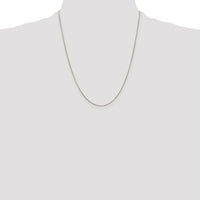 14k .65mm Round Snake Chain-SNA050-22