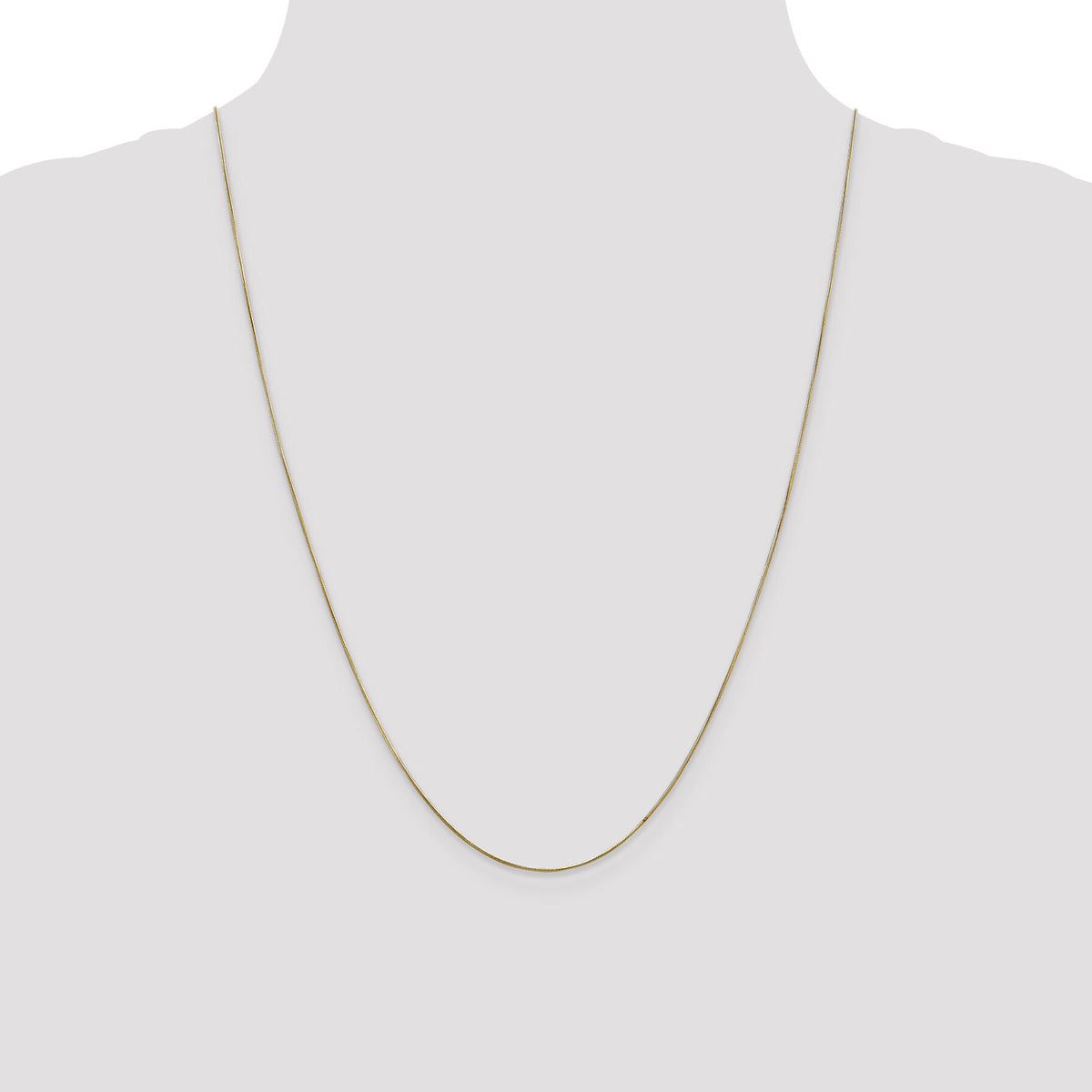14k .65mm Round Snake Chain-SNA050-24
