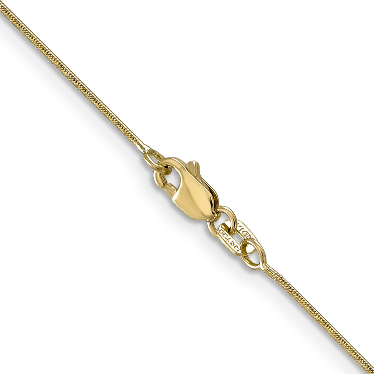 14k .8mm Round Snake Chain-SNA060-22