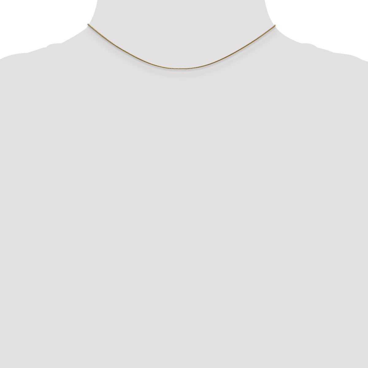 14k .8mm Round Snake Chain-SNA060-14