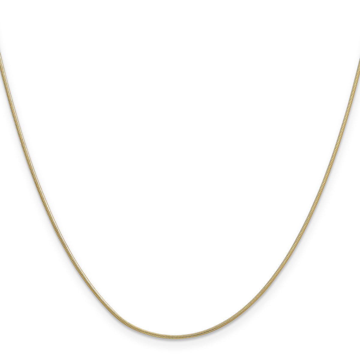14k .9mm Round Snake Chain-SNA080-30