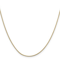 14k .9mm Round Snake Chain-SNA080-22