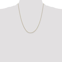 14k .9mm Round Snake Chain-SNA080-22