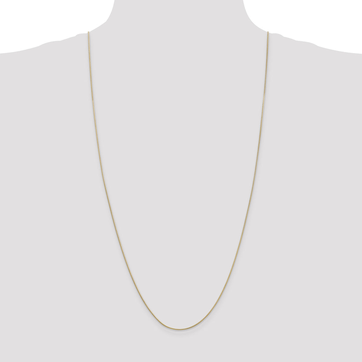 14k .9mm Round Snake Chain-SNA080-30