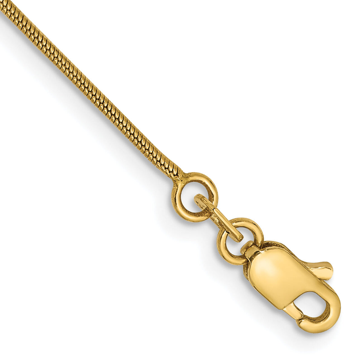 14k .9mm Round Snake Chain-SNA080-7