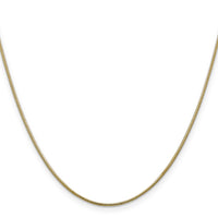 14k 1.1mm Round Snake Chain-SNA100-18