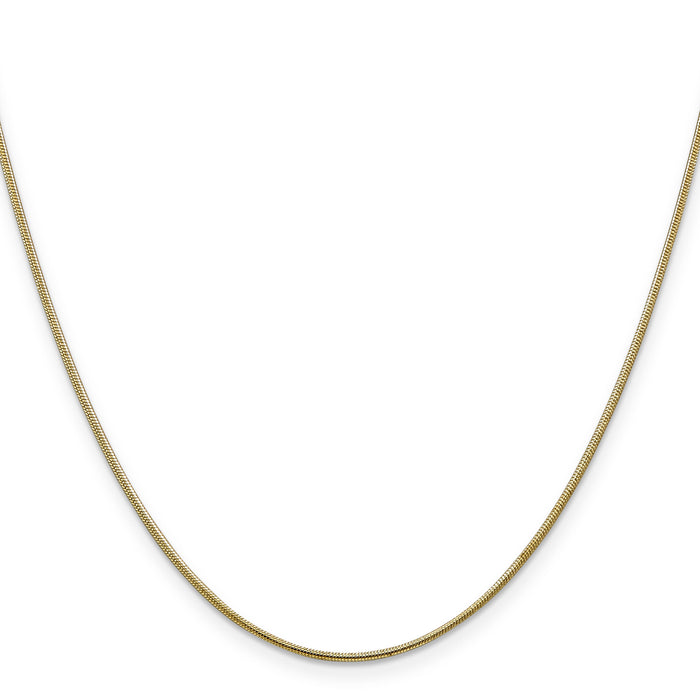 14k 1.1mm Round Snake Chain-SNA100-30
