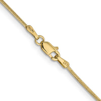14k 1.1mm Round Snake Chain-SNA100-24