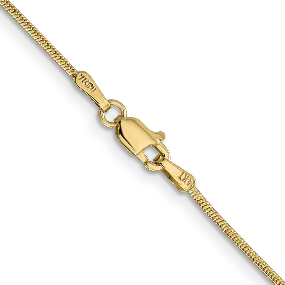 14k 1.1mm Round Snake Chain-SNA100-22