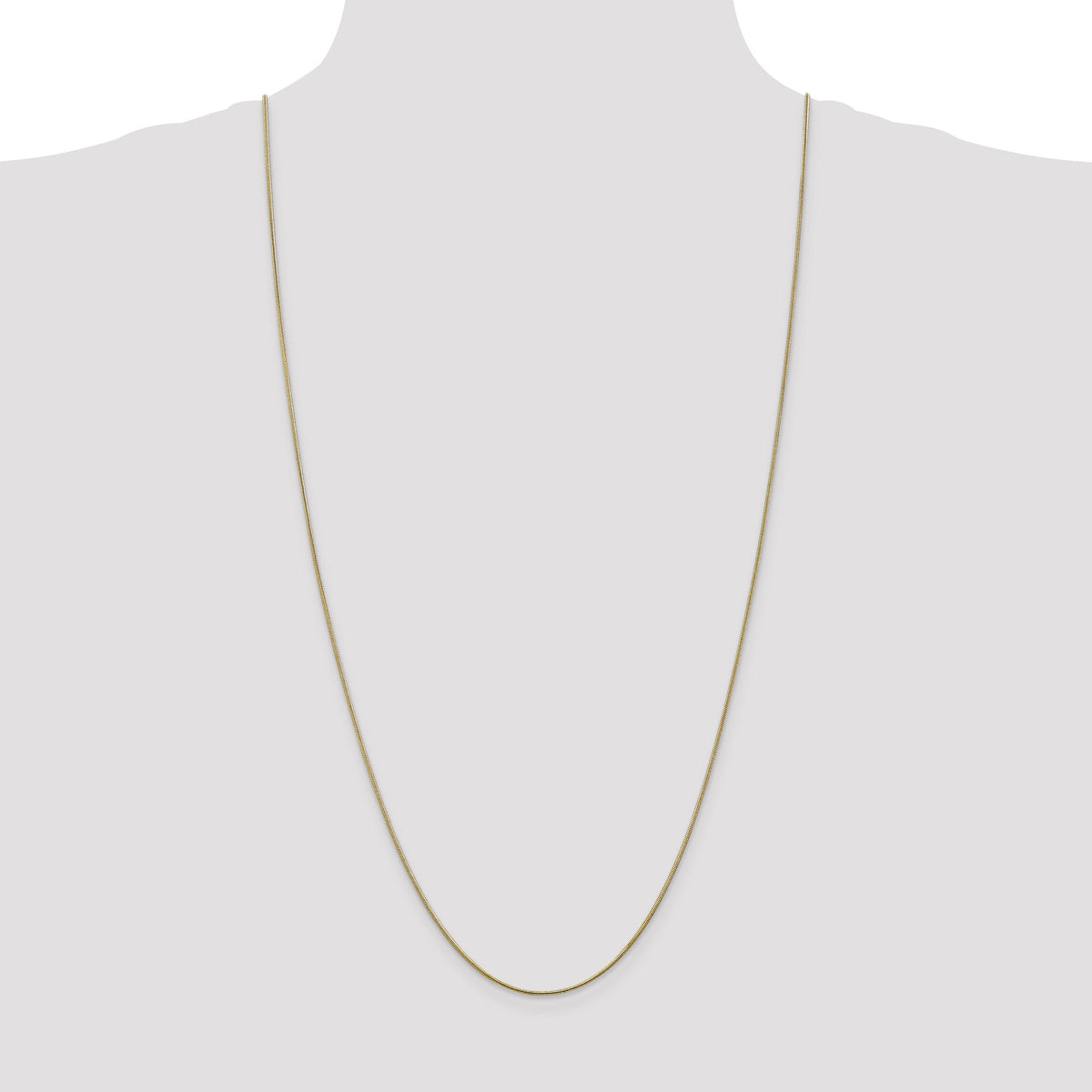 14k 1.1mm Round Snake Chain-SNA100-30