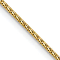 14k 1.1mm Round Snake Chain-SNA100-20