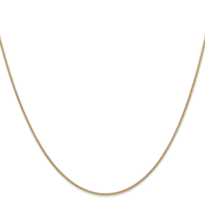 14k 1.4mm Round Snake Chain-SNA120-16