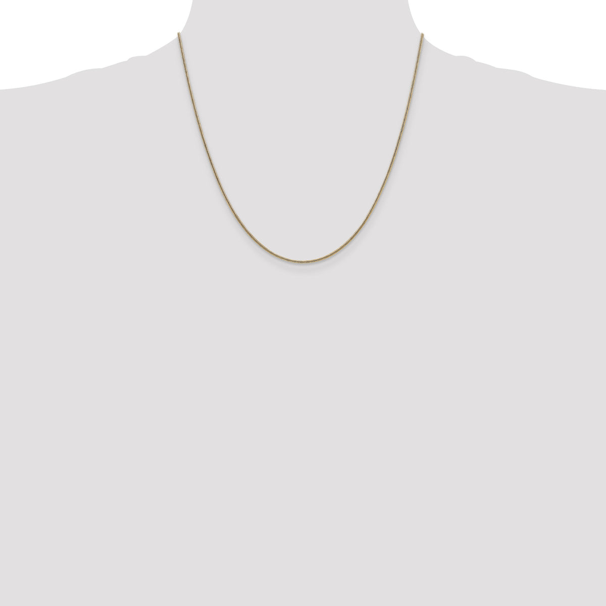 14k 1.4mm Round Snake Chain-SNA120-20