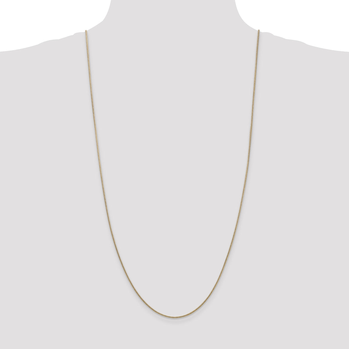 14k 1.4mm Round Snake Chain-SNA120-30