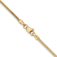 14k 1.6mm Round Snake Chain-SNA160-18