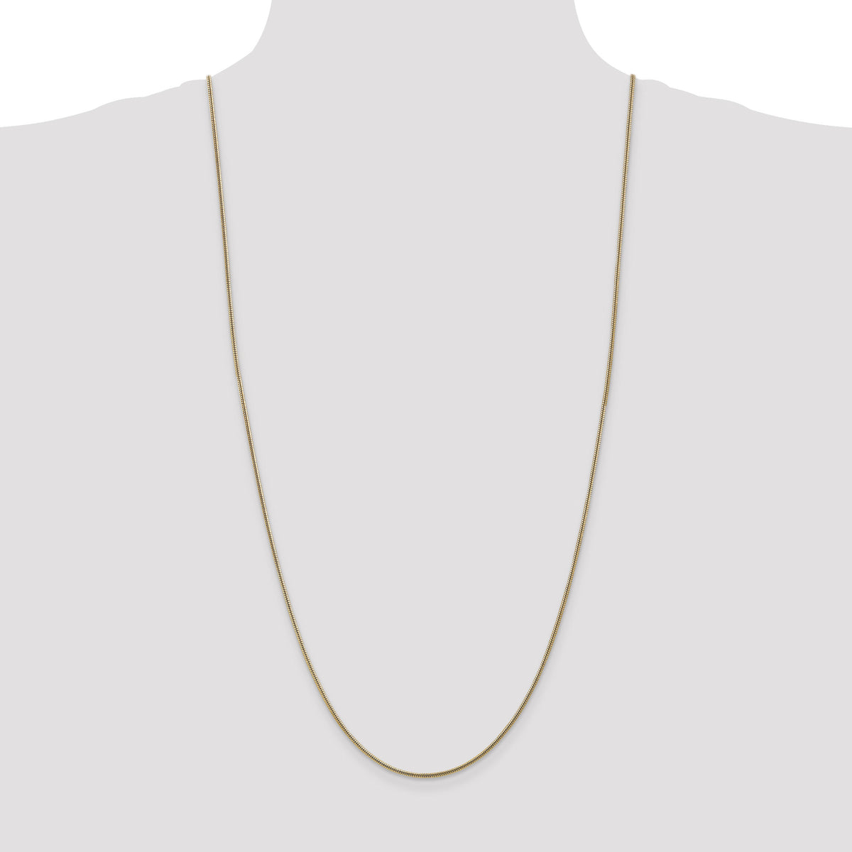 14k 1.6mm Round Snake Chain-SNA160-30