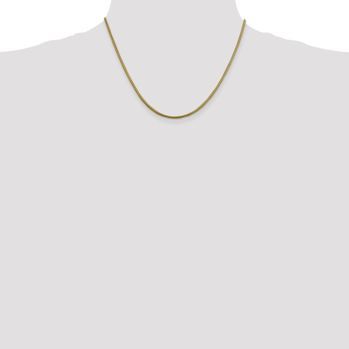 14k 1.85mm Round Snake Chain-SNA180-18