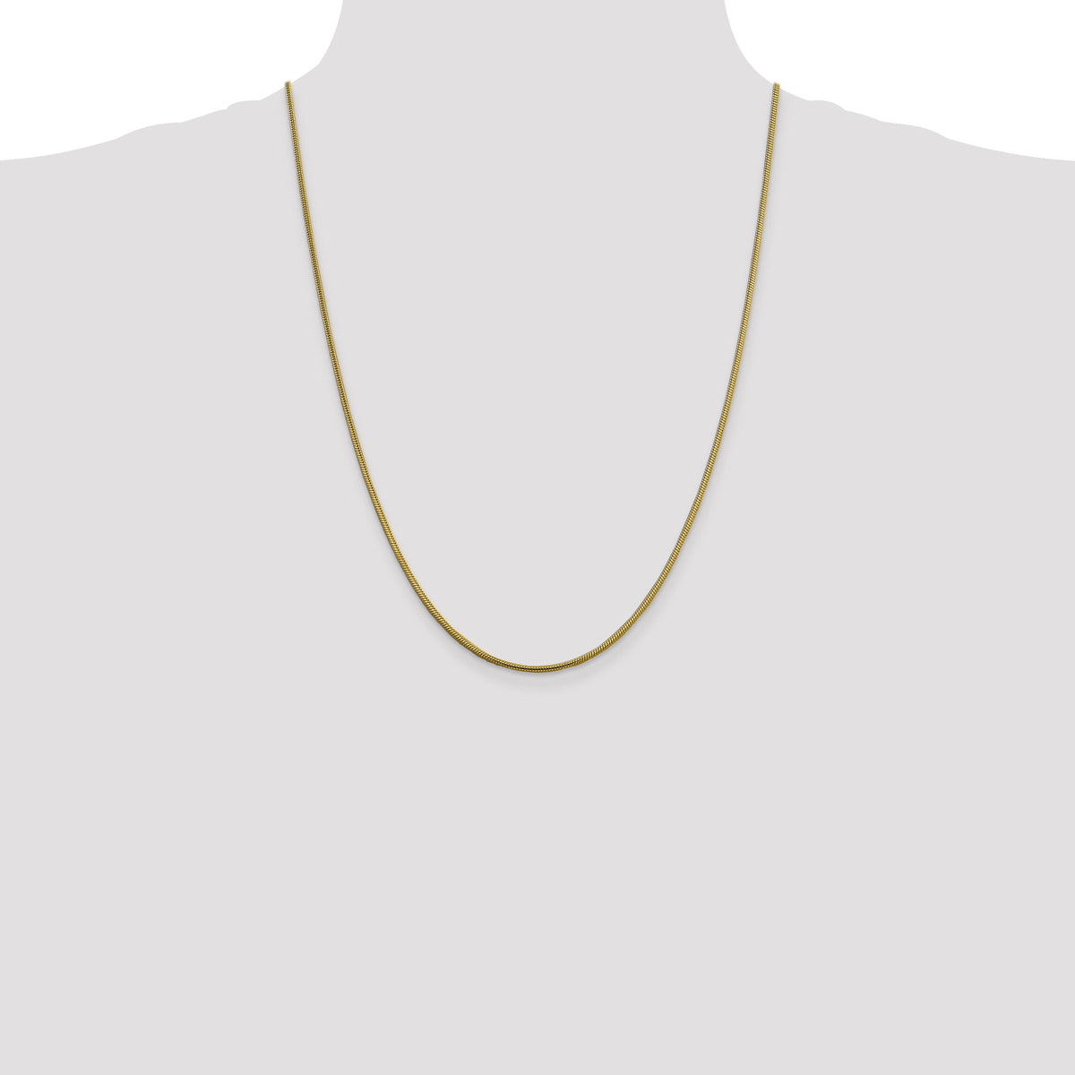 14k 1.85mm Round Snake Chain-SNA180-24