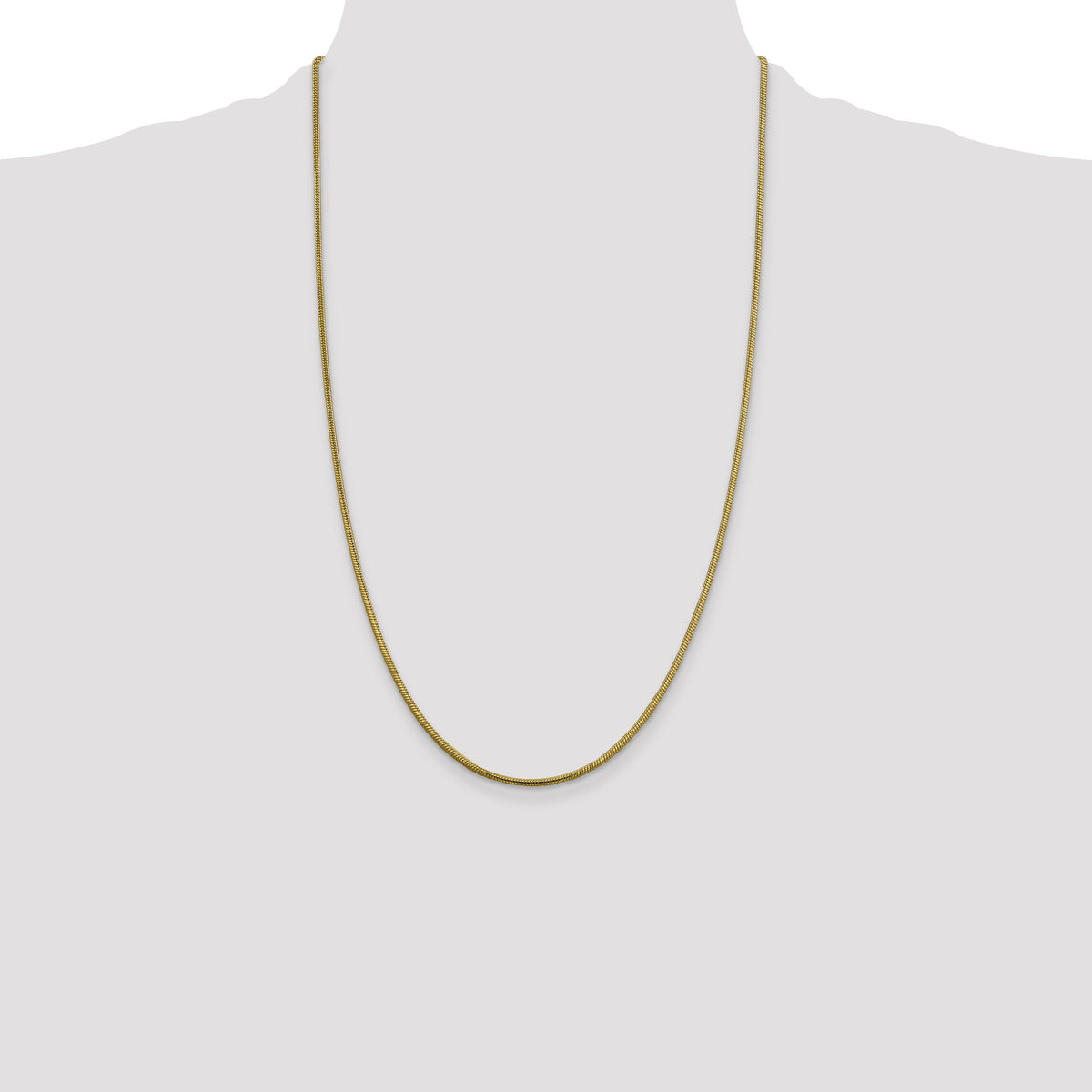 14k 1.85mm Round Snake Chain-SNA180-26