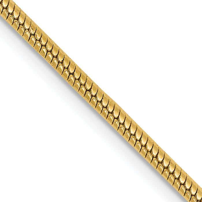 14k 1.85mm Round Snake Chain-SNA180-30