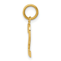 14k Small Polished Number 2 Charm-SP02