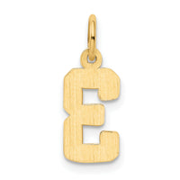14k Small Polished Number 3 Charm-SP03