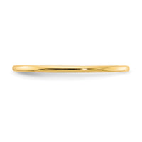 14K Gold 1.2mm Half Round Stackable Band-STK17