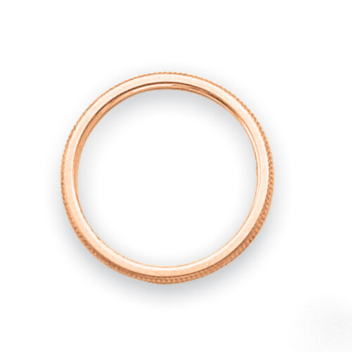 14k Rose-Gold 1.5mm Milgrain Band-STK3