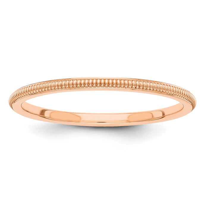14k Rose-Gold 1.5mm Milgrain Band-STK3-5.5
