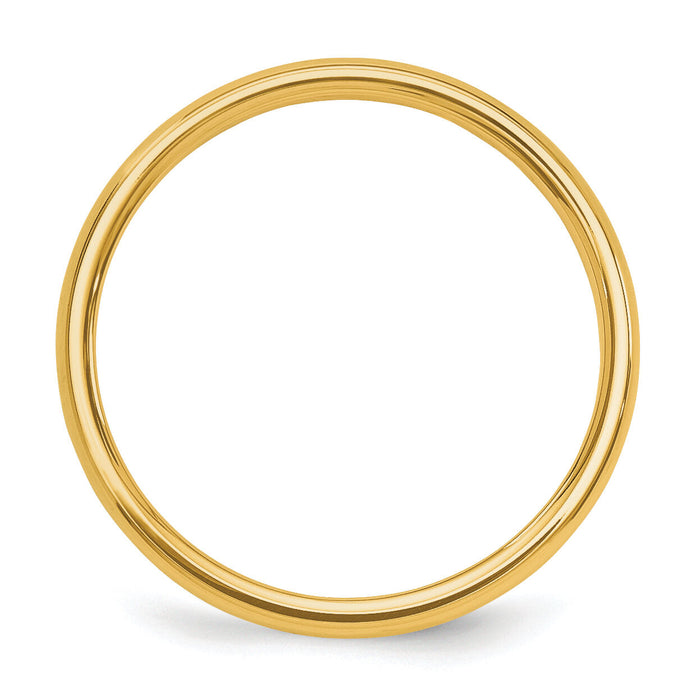 14k Polished 2mm Band-STK4