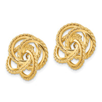 14k Polished & Twisted Fancy Earring Jackets-T575J