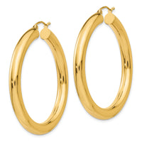 14k Polished 5mm Lightweight Hoop Earrings-T960L
