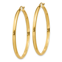 14k Polished Hoop Earring-TA236