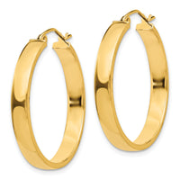 14k Polished Hoop Earring-TA241